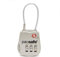 pacsafe Prosafe 800 Combination Cable Padlock Silver