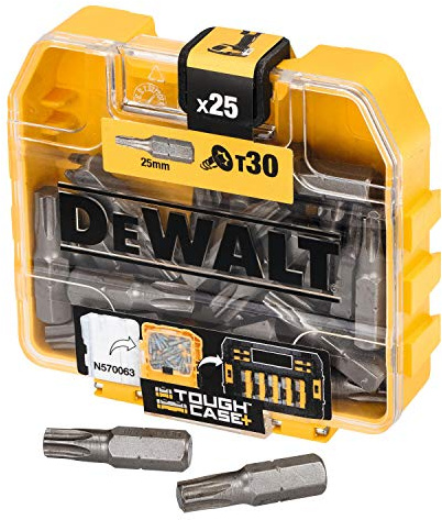 DEWALT Bitbox DT7963 Torx 30 Länge 25 mm Inhalt, 25 Stück,DP44-QZ