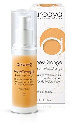 arcaya MesOrange Serum | mit Hyaluron, Mineralien, reinen B-Vitaminen und Orangenblütenöl | Anti-Ageing | auffüllender Effekt | tiefenwirksame Regeneration