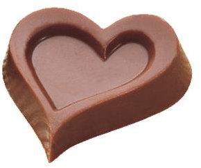 Zeus Party Stampi per cioccolatini in policarbonato a Forma di Cuore