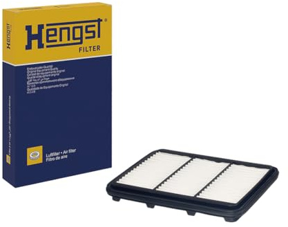HENGST - Luftfilter E1074L - Luft-Filtereinsatz für KFZ | Hochwertiger Motorluftfilter für Otto- oder Dieselmotor - Schutz für Motoren - Wasserbeständig