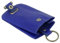 Leder Schlüsselglocke Schlüsseletui Schlüsseltasche Schlüsselmappe Schlüsselbeutel Farbe Royalblau