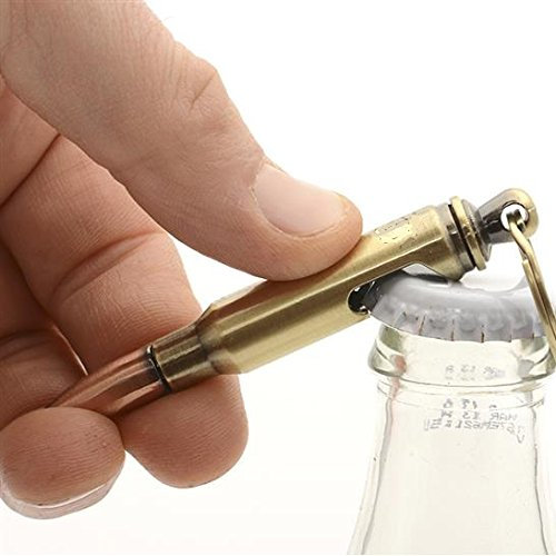 CKB LTD® Mini Bullet Bottle Cap Opener Keyring Décapsuleur Porte-clés