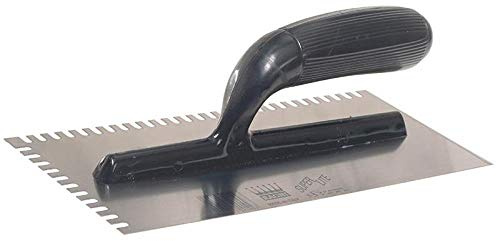 Ragni R231 Mastic Trowel - Serrated Edge, Black, 4mm