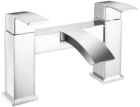 iBathUK | Chrome Bath Filler Mixer Tap Monobloc Bathroom Lever Faucet TB94