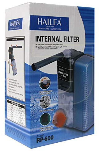HAILEA RP-600 BIO Innenfilter mit Aktivkohle-Box Filter Süß- und Meerwasser