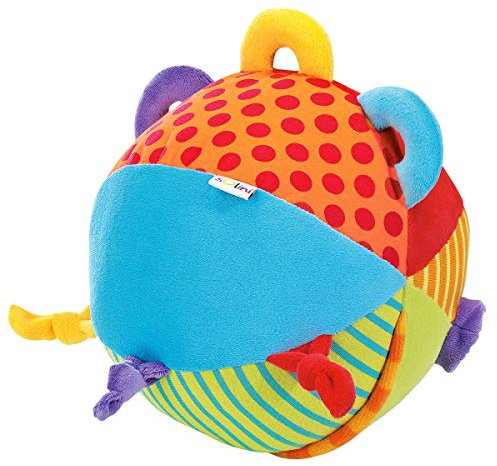 Solini Activity-Ball Babyball Spielball, Mehrfarbig