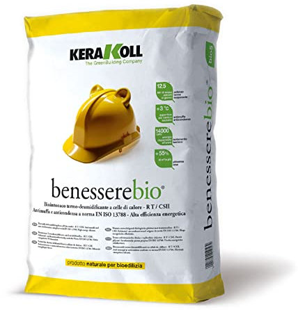 BenessereBio Kerakoll Biointonaco termo-deumidificante per bioedilizia 18 Kg