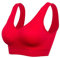 Boolavard New Seamless Sports Style Bra Crop Top Vest Comfort Stretch Bras Shapewear (as8, Alpha, m, Regular, Regular, Red)