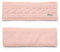 irisaa Damen Stirnband Winter, made in EU, warmes gestricktes Haarband Mädchen Ohrwärmer mit Zopfmuster, gefüttertes Kopfband mit Fleece Innenfutter, stirnband farbe:Pink