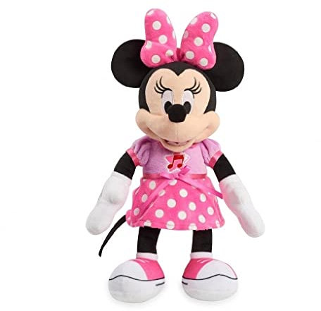 Disney Minnie, Minnie Peluche Musicale, avec Fonctions Sonores et Lumineuses, 30 cm, Jouet pour Enfants dès 3 Ans, GIOCHI PREZIOSI, MCN21