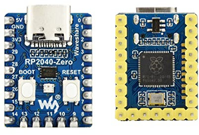 IBest RP2040-Zero Mini Development Board with Pre-Soldered Header Based on Raspberry Pi Microcontroller RP2040,High-Performance Pico-Like MCU Board,Low-Cost, USB-C Connector