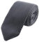 WANYING Herren 7cm Schmale Strickkrawatte 2,75 Zoll Gestrickte Narrow Krawatte Retro Sporty Casual Büro Basic für Gentleman - Einfarbig Dunkelgrau