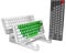 1pcs Acrylic Mechanical Keyboard Stand Clear 3-Tier Keyboard Holder for Tablet Picture Frames (3-Tier)