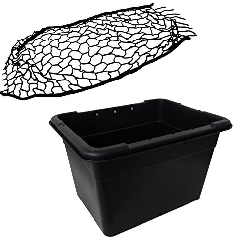Allgreen Grab Box Black 55L & Black Stretch String Net Cover