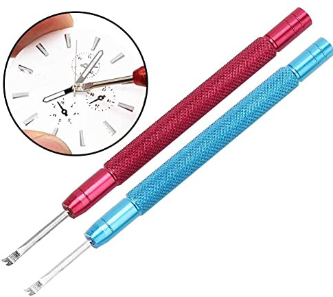Kit de Réparation Montre - Outil Démontage et Remplacement Bracelets - Ouvre-boîte et Boîtier pour Le Remplacement de la Pile, 2 Pièces