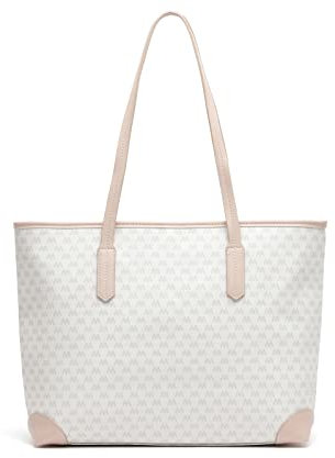 MISAKO Monogram bolso shopper grande con estampado monogram Mujer - Monogram Rosa 30 X 36 X 14 cm