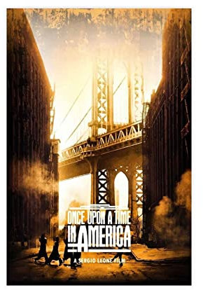 RIPEX Filmposter Once Upon A Time in America, beliebtes klassisches Vintage-Poster, Leinwand, Schlafzimmer, Dekoration, Sport, Landschaft, Büro, Raumdekoration, Geschenk, ohne Rahmen, 20 x 30 cm