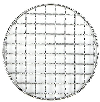 Pastlla Kühlgitter aus Edelstahl, Metalldraht, Grillrost, Kohle-Backnetz, Grillrost, rund, 130 mm