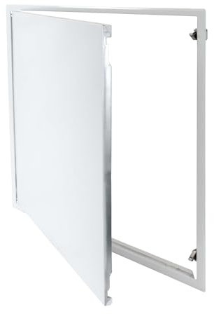 PROTEKTOR Trappe de visite 60 x 60cm blanc, fermeture à clip, pour locaux humides