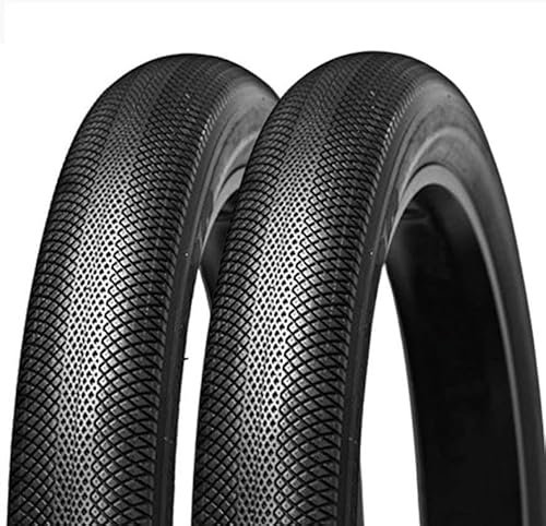 2 Reifen 20 x 4.0 X FAT BIKE E-BIKE Vollgummireifen 20 Zoll Paar Reifen Straßenreifen MTB Elektrofahrrad schwarz starr 20 x 4.0 (100-406)