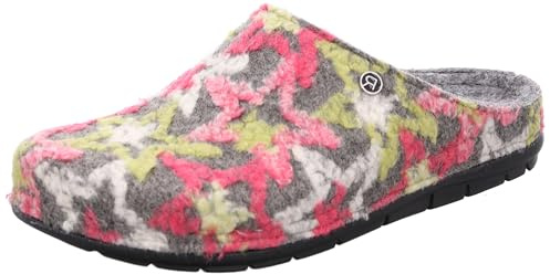 Rohde Damen Hausschuh Pantoffel Filz Muster bunt Rodigo-D 6185