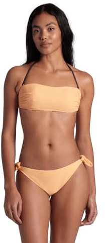 Arena Damen Women's Pro_File Bandeau Bikini, Salmon Pink-Sepia, XS EU