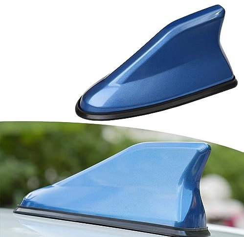 Antenne Aileron De Requin Voiture pour VW Polo Golf 4 T5 Beetle Bora, Auto Radio Signal antenne de Toit antennes Accessoire Voiture,Blue