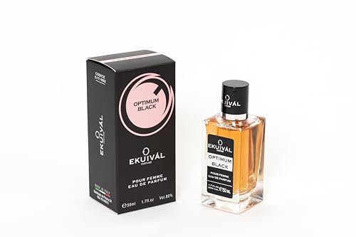 Ekuival Optimum black profumo femminile eau de parfum 50 ml, 092 Ispirato ai Grandi Profumi