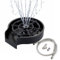 Rince-Verres, Nettoyeur de gobelets, Outils de Nettoyage pour évier de Cuisine, rince-Verres Automatique pour Bar, Cuisine et évier.(Black(ABS))