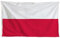 TrendandStylez Polen Flagge, 90x150 cm, Polen Fahne mit Ösen für Fahnenmast, wetterfest