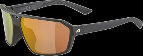 ALPINA Swift - Stylische Sonnenbrille für Erwachsene, black-gold matt