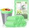 Bin Bags 10L Small Bin Liners 160 Count Food Waste Bags Thickening Pedal Waste Bags Green Caddy Liner for Kitchen, Bathroom, Toilet, Fit 10 to 12L Pedal/Swing Bin
