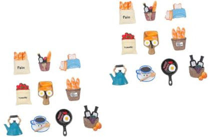 Cabilock 2 Juegos Imán De Refrigerador Embellecedor Frigorifico Pegatina De Refrigerador Imanes De Nevera Divertido Genial Imanes De Nevera Resina 3D Pegatinas Colorful 10 Uds * 2