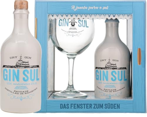 Gin Sul in GP mit Glas 43% 0.5l Fenster zum Süden