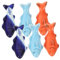 HEALLILY 6 soportes de cerámica japonesa para palillos de peces, bonito estante pintado para decoración de mesa de comedor, almohada funcional para uso al azar