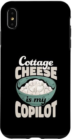 Cottage Cheese Is My Co-Pilot Funny Case for iPhone XS Max