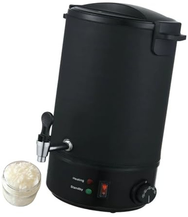 Dotauge Wax Melter Making 8L Paraffin Beeswax Candle Melting Pot with Quick Pour Spout for Candle Soap Cream Beauty(10L)