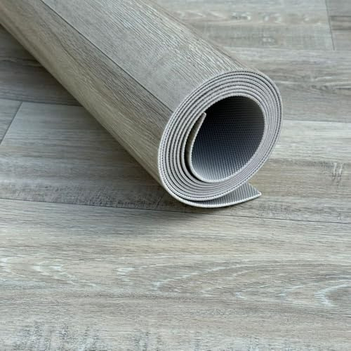 Shield Autocare Vinyl Flooring Roll – 2mm Thick PVC Lino Floor, Durable Water Resistant Commercial Matting, Easy to Cut – Ideal for Campervan, Caravan, Motorhome Floors (Champagne Wood, 5m x 2m)