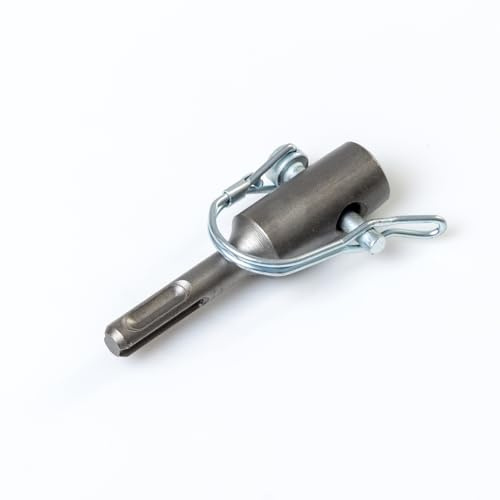 Weischer® SDS Plus Adapter für Erdbohrer I für Bohrmaschine Bohrhammer Akkubohrmaschine Akkuschrauber Pfahlbohrer