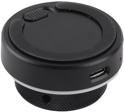 Bewinner Bluetooth Volume Control Knob, 2.4G BT USB C Connectivity RGB Control Dial for PC Laptop Tablet Phone Volume Adjustment Shortcuts and Media Functions