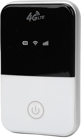 Fabater Tragbarer Reise-Router, Globaler Mobiler 4G-WLAN-Hotspot, Plug-and-Play-Einrichtung für Outdoor-Reisende, 2100-mAh