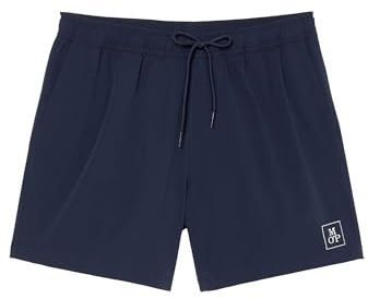 Marc O´Polo Herren Badeshorts Olmen (Essentials Beach Jersey) - Blau - Größe L