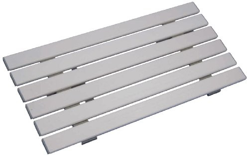 Aidapt White Width Adjustable Easy Clean Bath Board Bath Transfer Board to Fit Baths Between 560 and 650mm Bathroom Aid