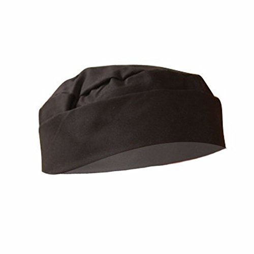 Dennys Men's Black Skull Cap / Chefswear