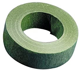 Rayher 5105114 Flora-Kreppband, oliv, Rolle 27,5 m, Breite 26 mm, Flower Tape, Floristenband, praktisch für Floristik- und Bastelarbeiten
