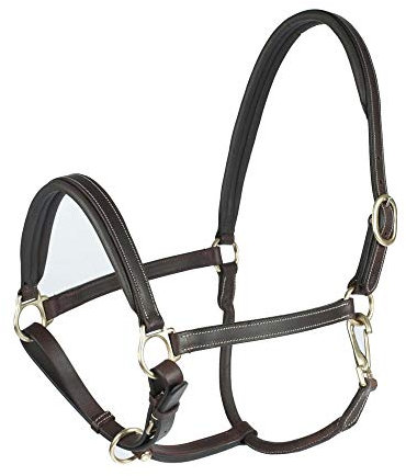 HORZE Largo Lederhalfter, Braun, XF