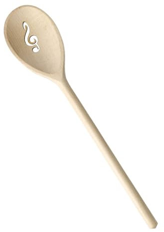 mugesh Kochlöffel Violinschlüssel/Notenschlüssel - Schönes Geschenk für Musiker