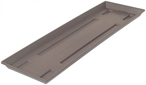 Soucoupe grand format pour jardinière 100 cm Taupe 40