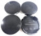 4X N23 Nabendeckel 60mm Trägerkappe ohne Emblem Nabenkappe N23S Schwarz